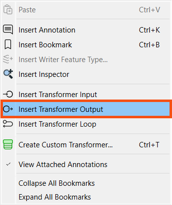 Insert Transformer Output
